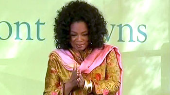 जयपुर सम्मेलन में ओपरा विनफ्रे से खास मुलाकात