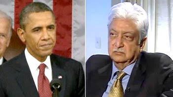 Video : Azim Premji vs Obama over out-sourcing