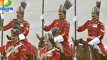 Beating the Retreat ceremony 2012; end to R-Day celebrations