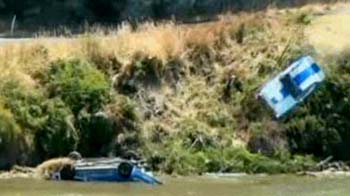 Rally car crashes into sea; driver escapes