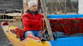 Video : Aamir Khan shoots in the Kashmir valley