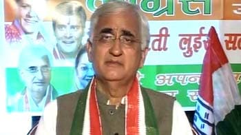 Video : Row with Election Commission a closed chapter: Salman Khurshid to NDTV