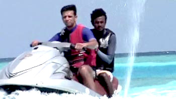 Dravid rides the waves