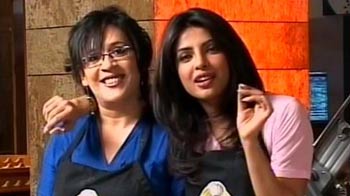 Priyanka, Aneesha get into some pizza-making