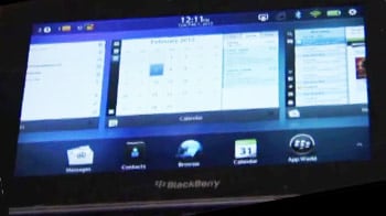 Video : Blackberry Playbook upgrades to OS 2.0