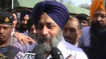 Video : Parkash Badal will continue as Punjab Chief Minister, says son Sukhbir