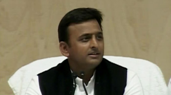 Akhilesh addresses press after swearing-in