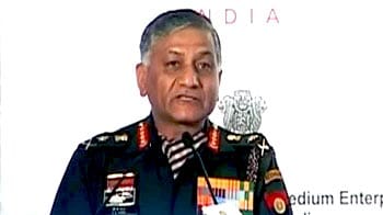 Video : Army Chief speaks at industry event, does not comment on letter bomb