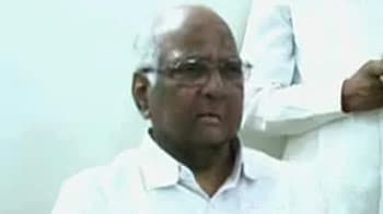 Video : Pawar takes a dig at Chavan's lunch with farmers, says it won't solve drought problems