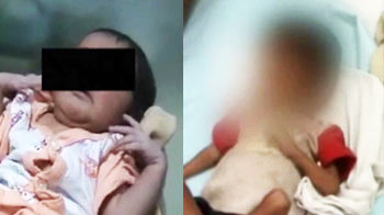 नोएडा में सड़क किनारे मिली बच्ची