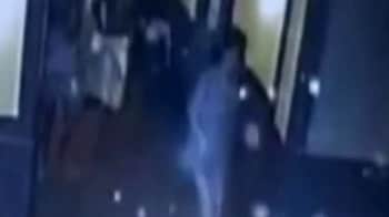 Video : CCTV footage of people running out of building after tremors felt
