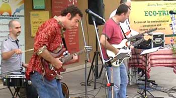 A rock band that runs on solar power A rock band that runs on solar power