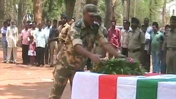 Video : Chhattisgarh: Guard of honour for securitymen killed in the line of duty