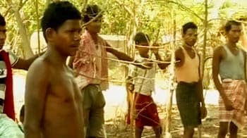 Video : Cops beat tribals while looking for Collector