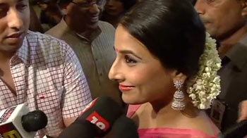 Vidya in Delhi to collect National Award