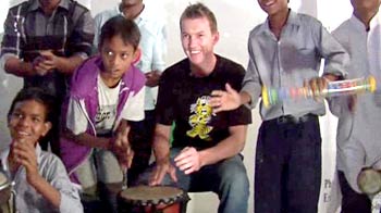 Brett Lee launches music therapy academy
