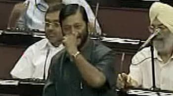 Video : Bad smell in Rajya Sabha, MPs seen holding noses