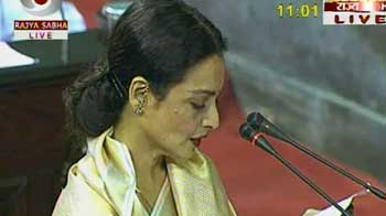 Video : Rekha's 20-minute role as Rajya Sabha MP