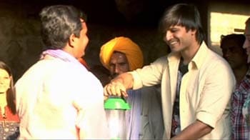Actor Vivek Oberoi visits the village he adopted last year