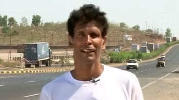 Video : Milind Soman's Green Run reaches Maharashtra