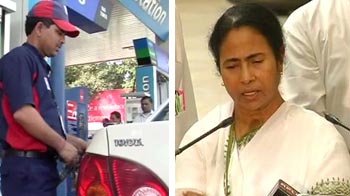 Petrol prices go up by Rs. 6.28 plus taxes, Mamata says she was not consulted