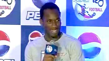 Drogba 'the coach' in Delhi