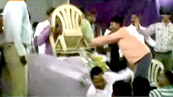 जमकर पिटे बीएसपी प्रदेशाध्यक्ष