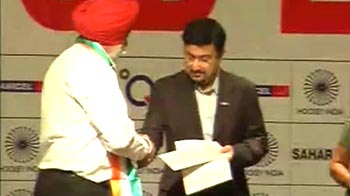 Olympic gold hockey winners felicitated