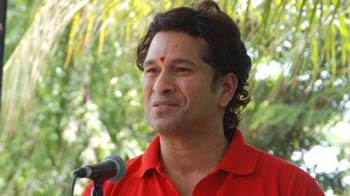 Tendulkar celebrates NDTV-Coca Cola's Support My School Campaign