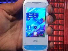 Lava launches an affordable touchscreen phone
