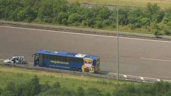 Bus searched on London motorway after arrest of six terror suspects