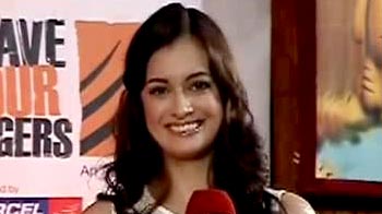 NDTV-Aircel Save Our Tigers: Dia Mirza lends her support