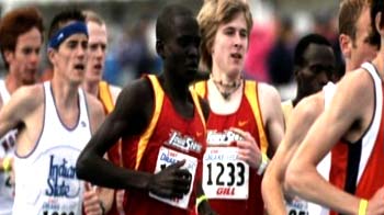 Athlete to run under the Olympic Flag