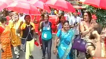 कोलकाता में सेक्स वर्करों का प्रदर्शन कोलकाता में सेक्स वर्करों का प्रदर्शन