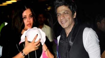 SRK visits Aaradhya Bachchan