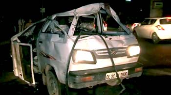 गुड़गांव में कार की टक्कर से बच्ची की मौत, 10 घायल