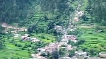 Video : Aerial shots of flooded Uttarakhand from rescue chopper