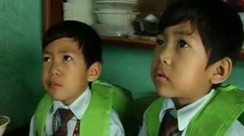 Mary Kom's twins, family wish her luck