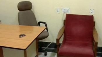 The room where Baba Ramdev was meant to stay at Bawana Stadium