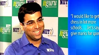 World champ Anand champions the Marks For Sports cause