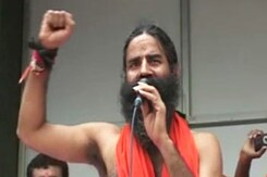 Baba Ramdev in speech targets PM, Congress Baba Ramdev in speech targets PM, Congress