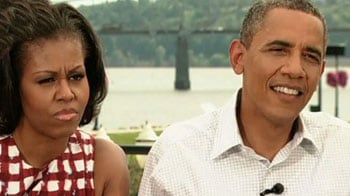 Video : Michelle Obama finds George Clooney cute