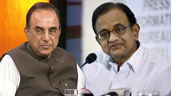 Image result for subramanya swamy & chidambaram