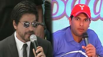 SRK wishes luck to comeback hero Yuvraj Singh
