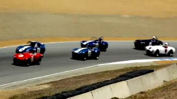 A taste of the classic car races at Laguna Seca