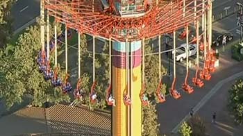 Stuck on amusement park ride for four hours