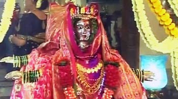 गौरी मां की 'ईकोफ्रेंडली' प्रतिमा का पूजन