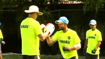 WT20: Team India's fun net session WT20: Team India's fun net session