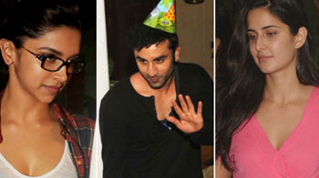 Exes Deepika, Katrina attend Ranbir's birthday bash