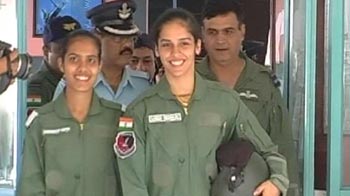 Saina Nehwal takes to the sky in a trainer aircraft